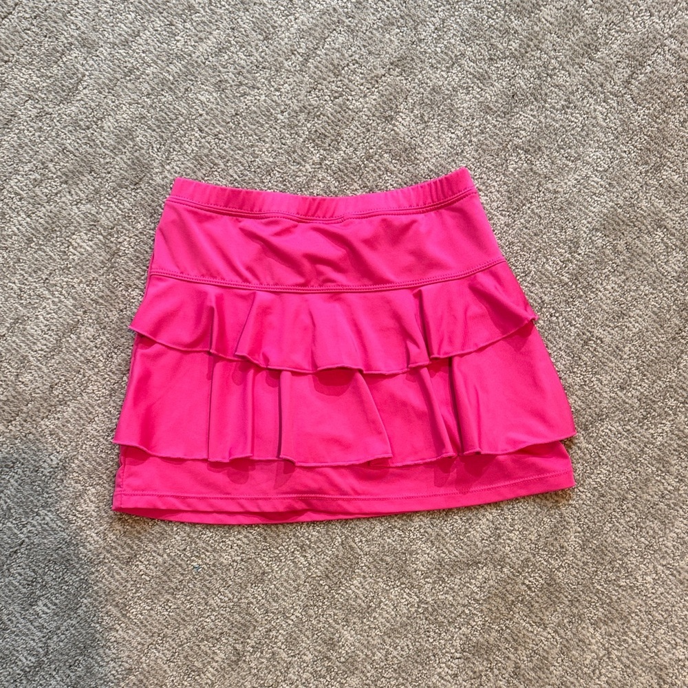 Little Miss Pink Ruffle Skirt - Picture 4 of 4